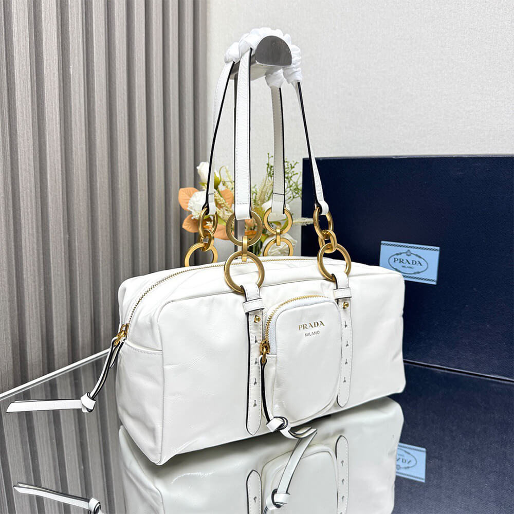 Dangle Medium Leather Top-Handle Bag