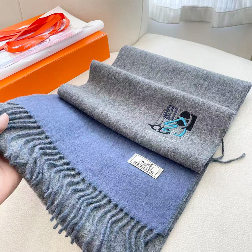 Recto-Verso PM H Puzzle Scarf