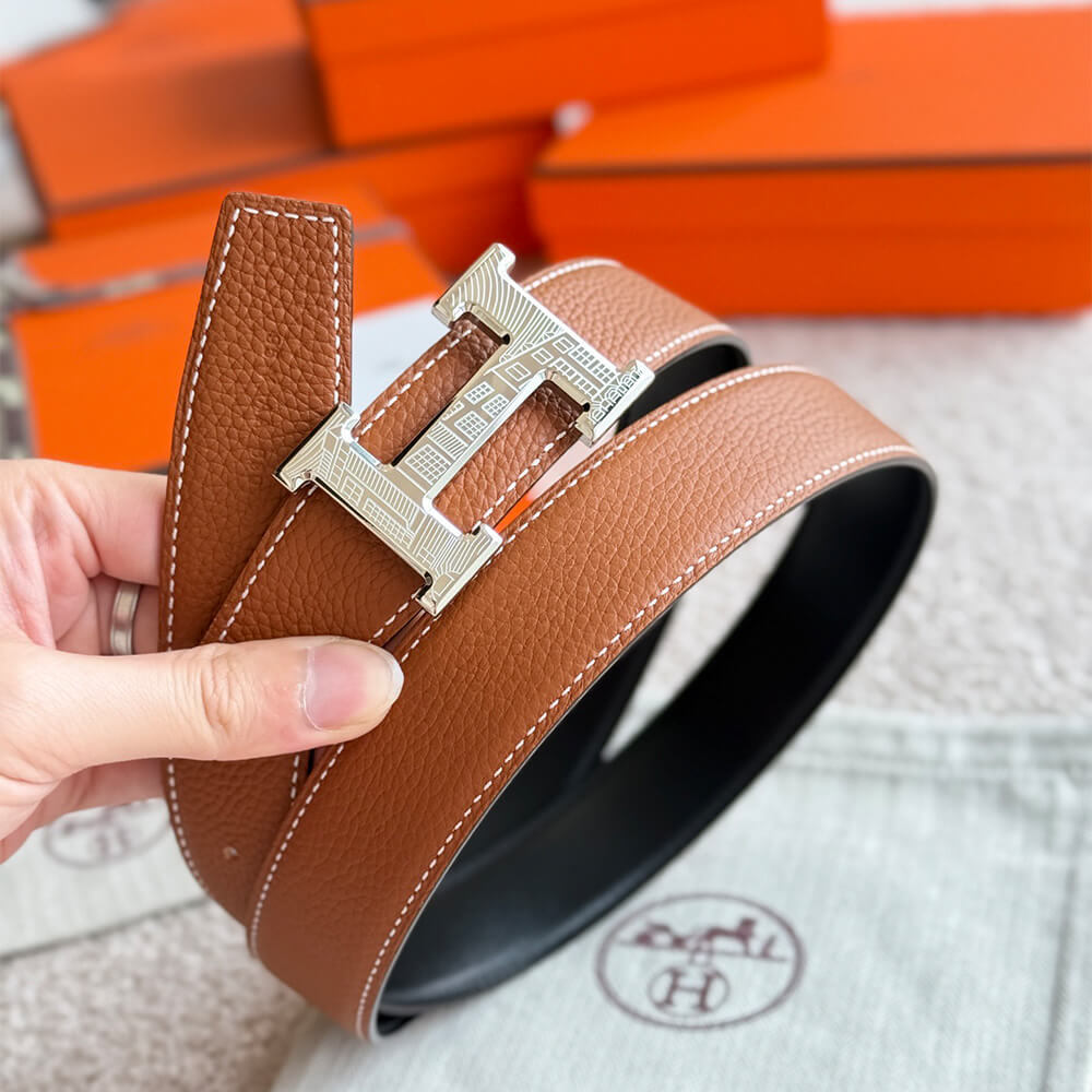 5382 F*ub*urg Belt B*ckle & R*versible L*ather Strap 32 mm