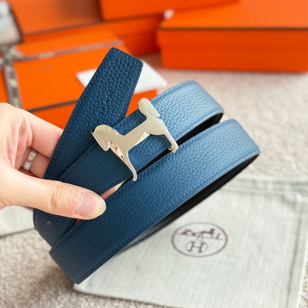 B*ucle De Ce*nture Pan*che & Cu*r De Ce*nture Re*ersible 32 mm