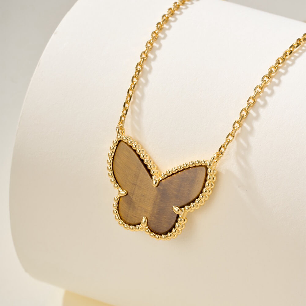 Arpels Lucky Alhambra Butterfly Pendant