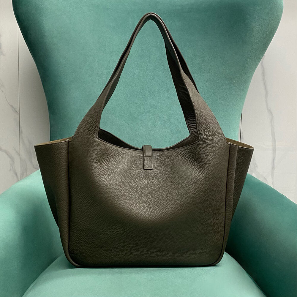 LE 5 A 7 BEA IN GRAINED LEATHER