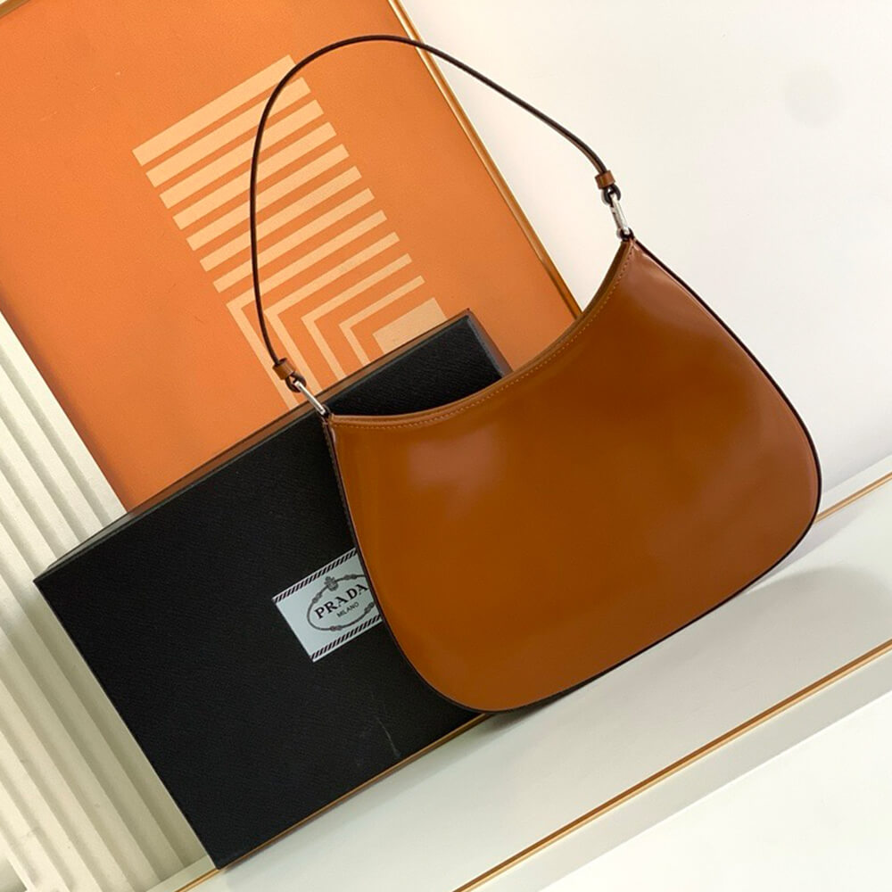 Cleo Brushed Leather Shoulder Bag