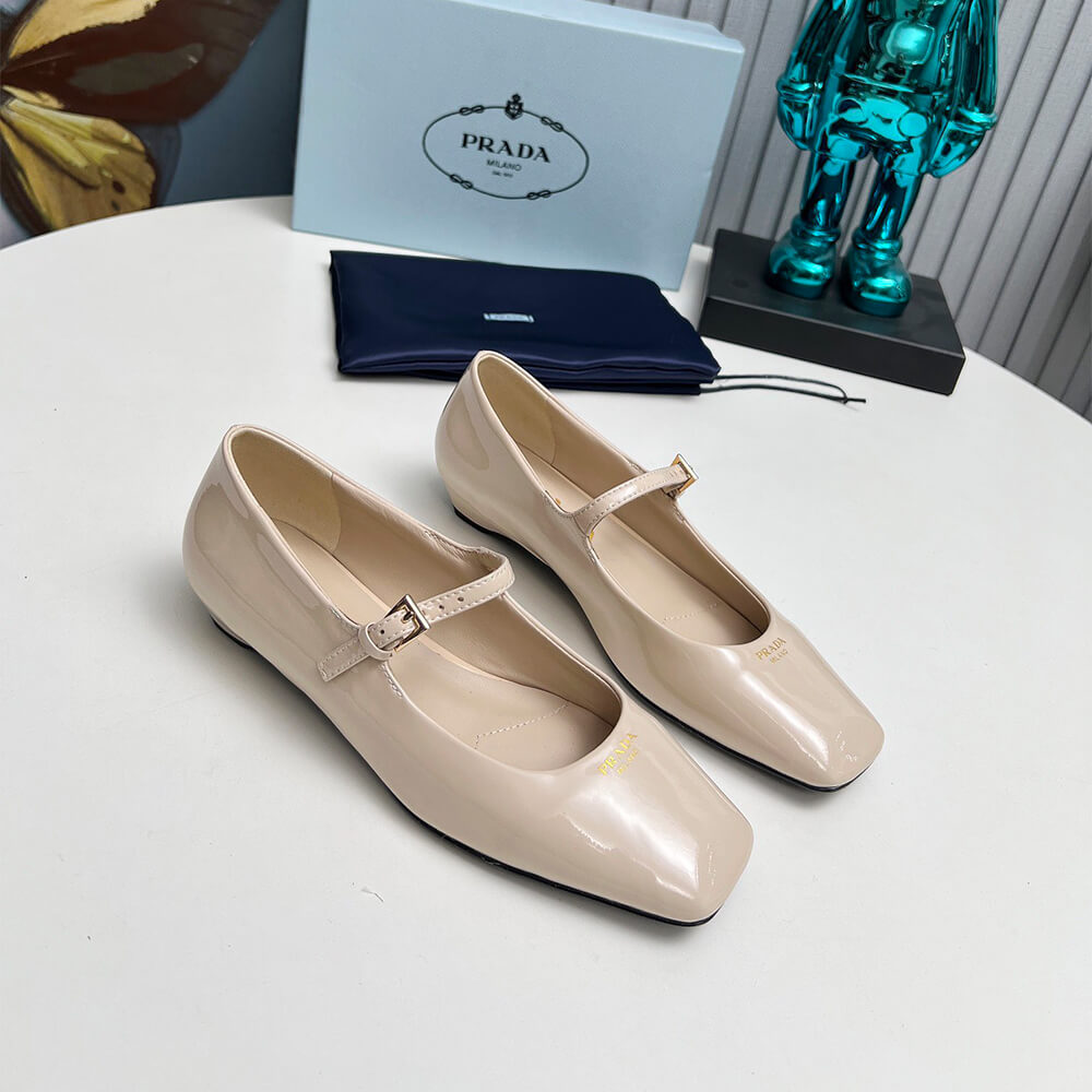 Patent Leather Mary Jane Ballerinas