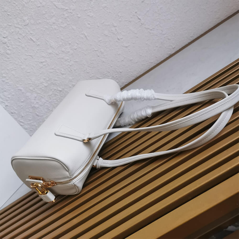 Medium Leather Top-Handle Bag with Padlock