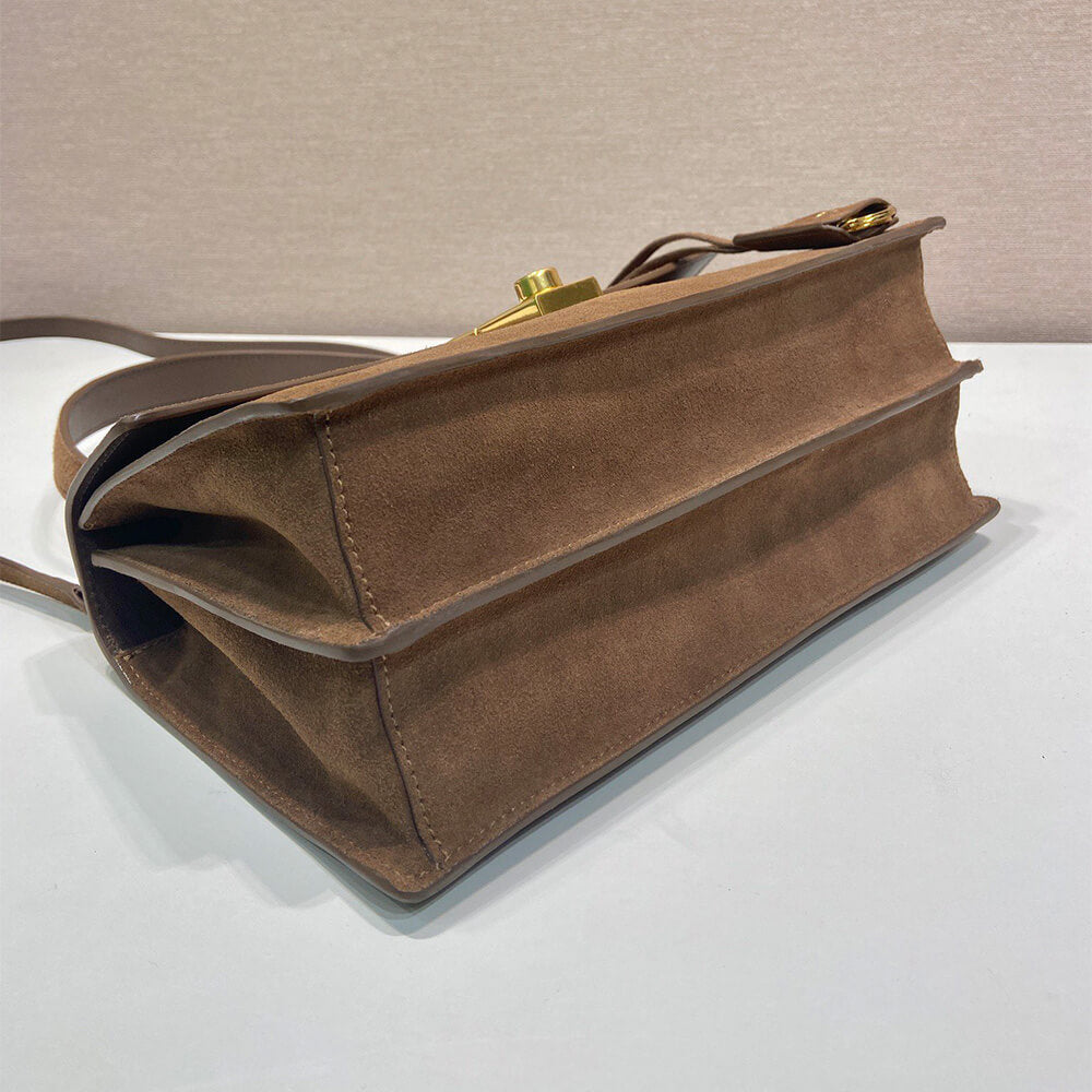 Soft Sound Medium Suede Shoulder Bag