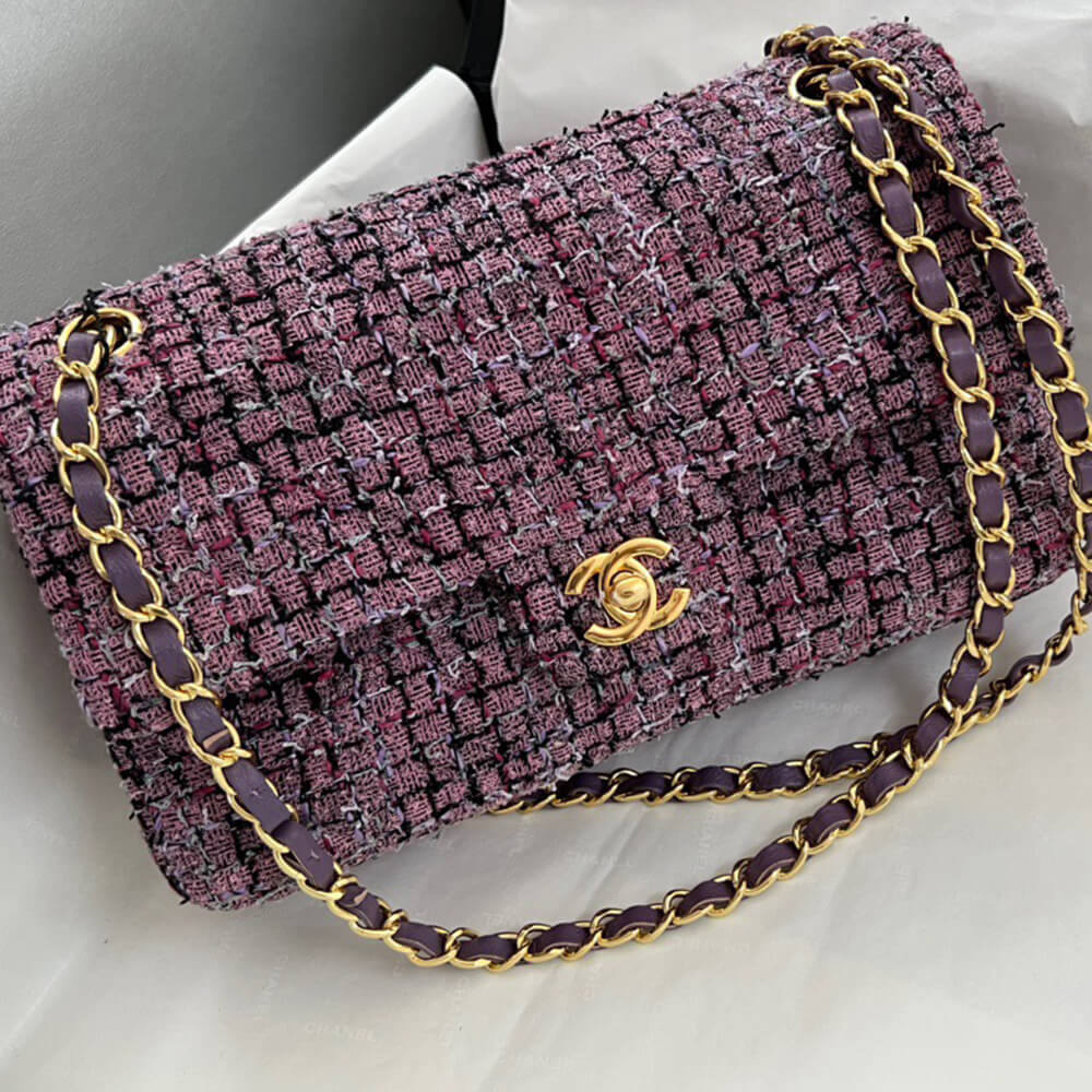 Tweed Medium Classic Flap Bag