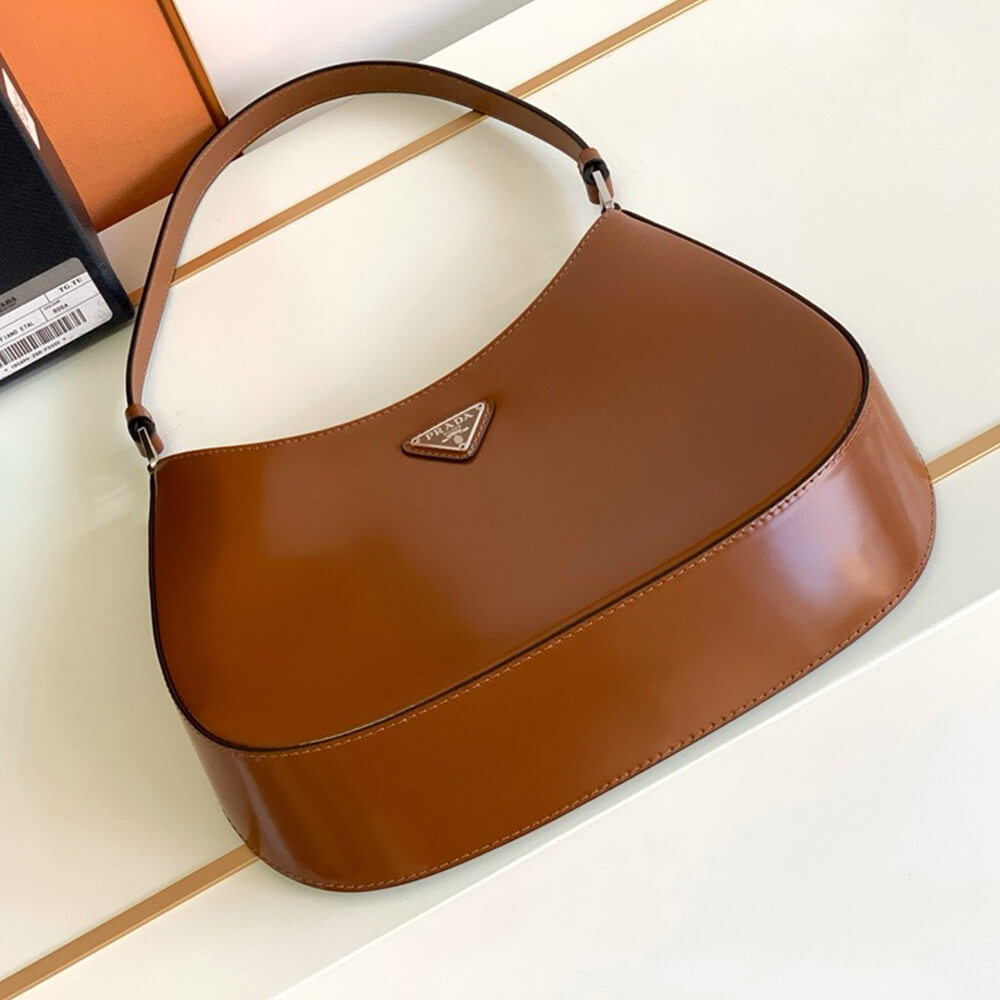 Cleo Brushed Leather Shoulder Bag