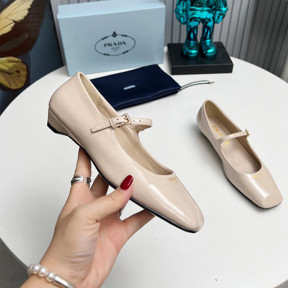 Patent Leather Mary Jane Ballerinas