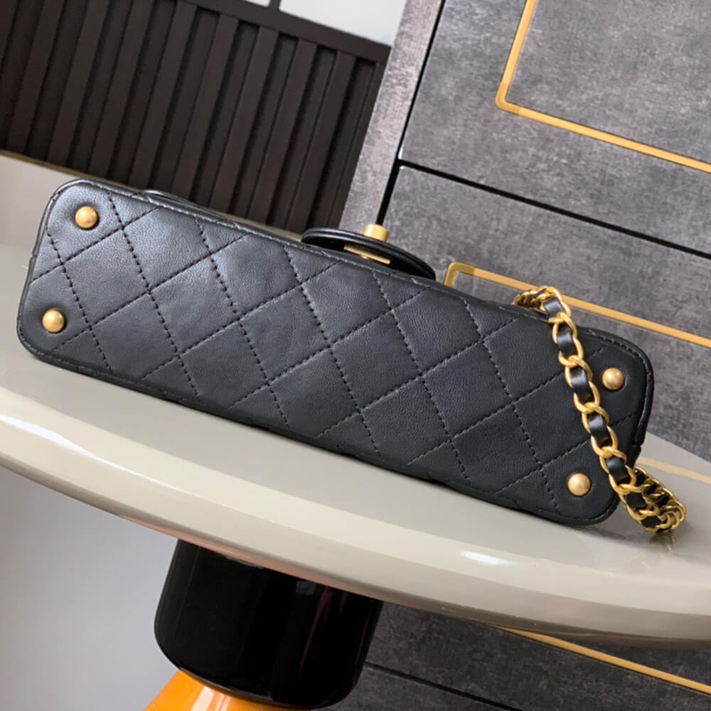 Mini Flap Bag with Top Handle