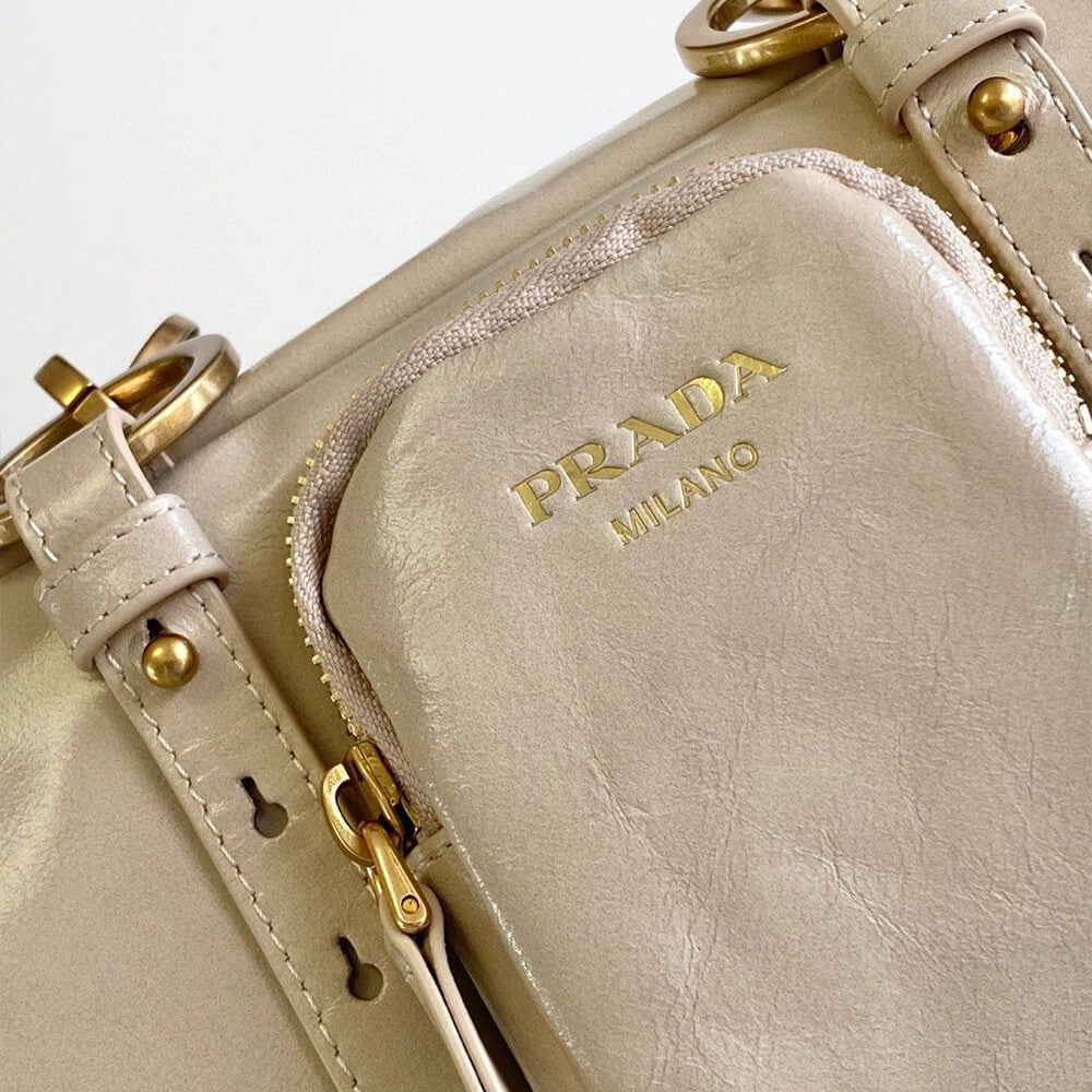 Dangle Medium Leather Top-Handle Bag