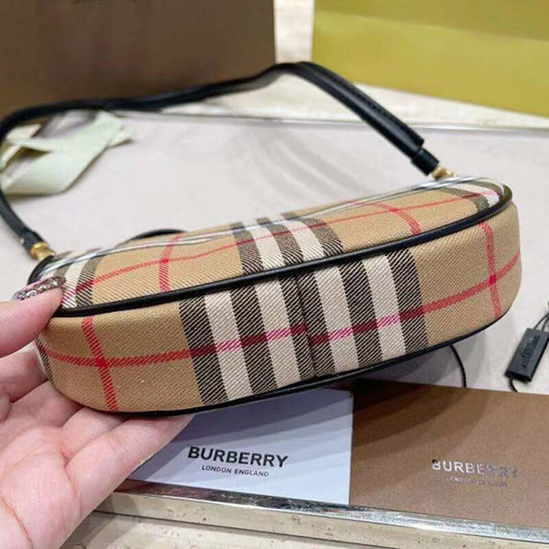 Olympia Pouch Checked Shoulder Bag
