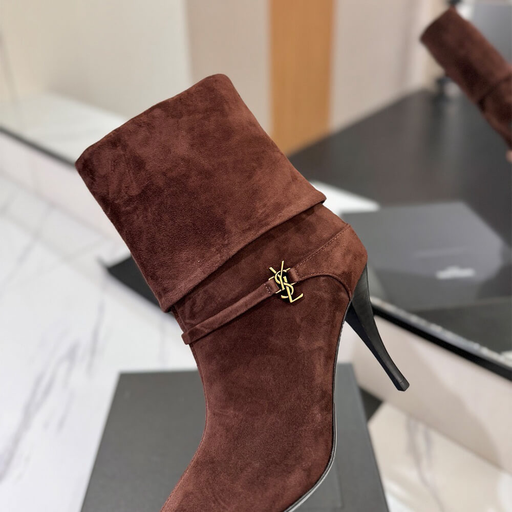 Niki Booties in Suede