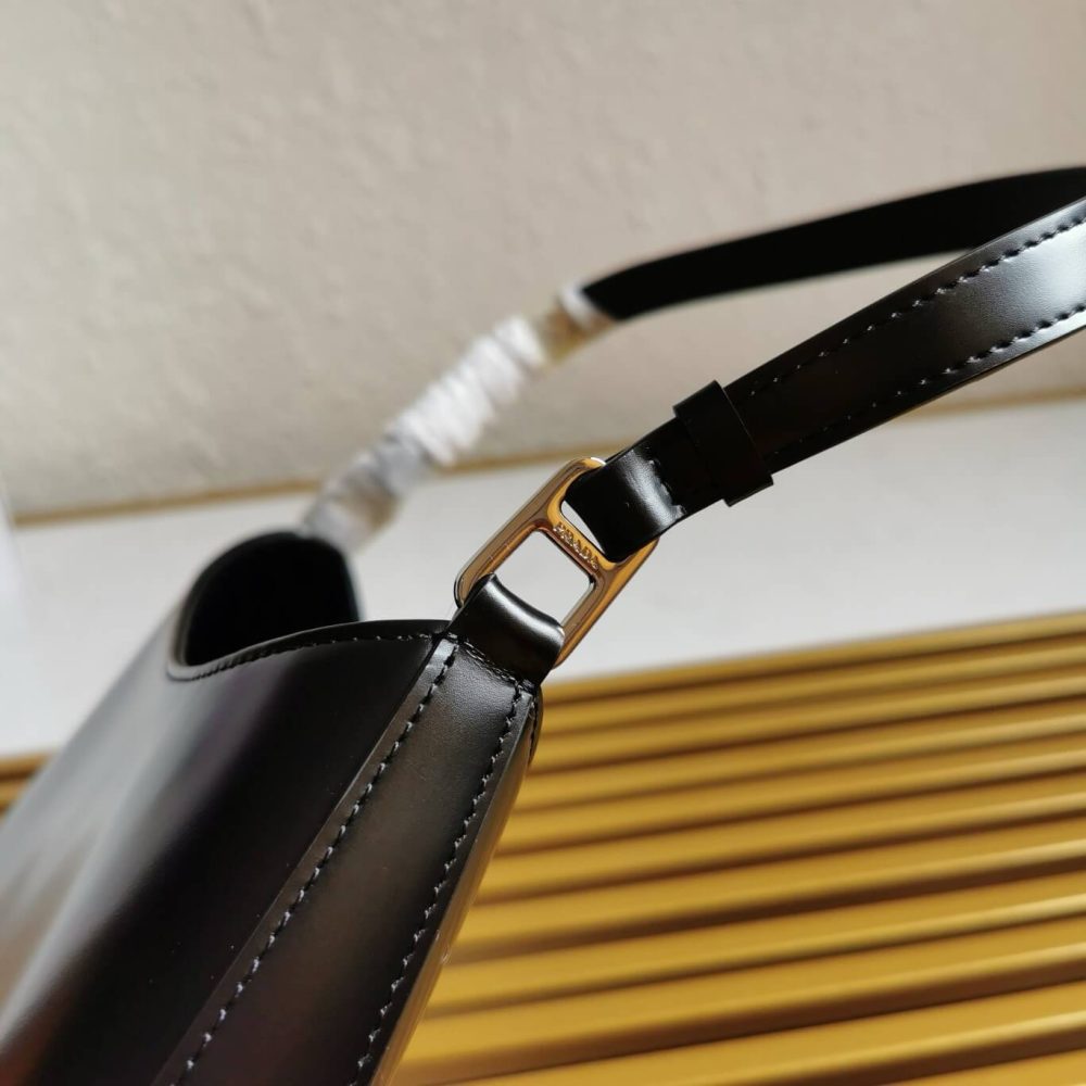 Cleo Brushed Leather Shoulder Bag