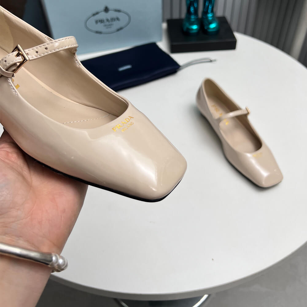 Patent Leather Mary Jane Ballerinas
