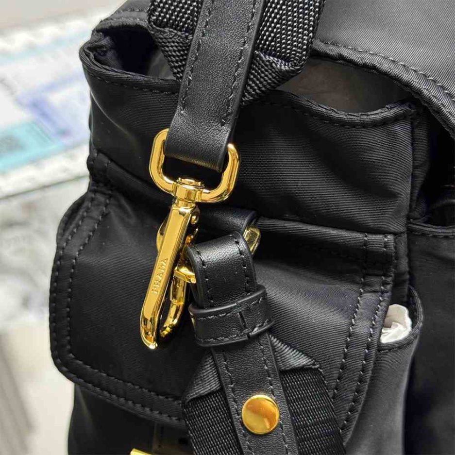 Explore Large Re-Nylon Shoulder Bag with Flap