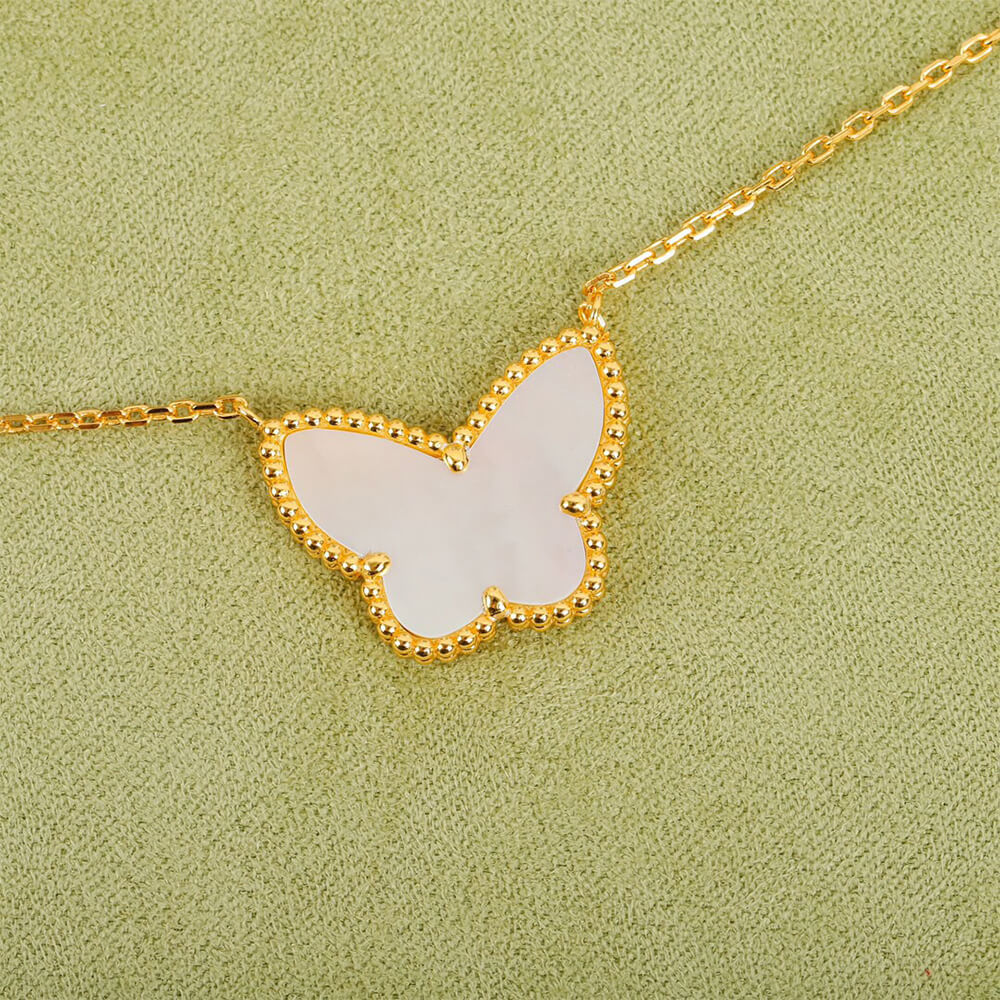 Arpels Lucky Alhambra Butterfly Pendant