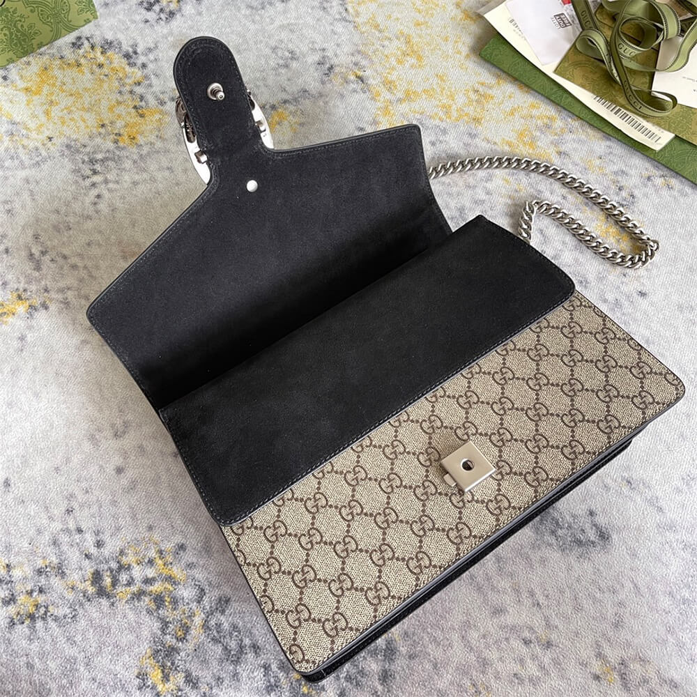 GG Supreme Medium Dionysus Shoulder Bag