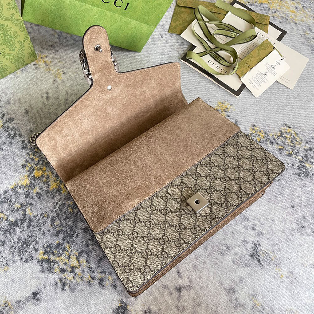 GG Supreme Medium Dionysus Shoulder Bag