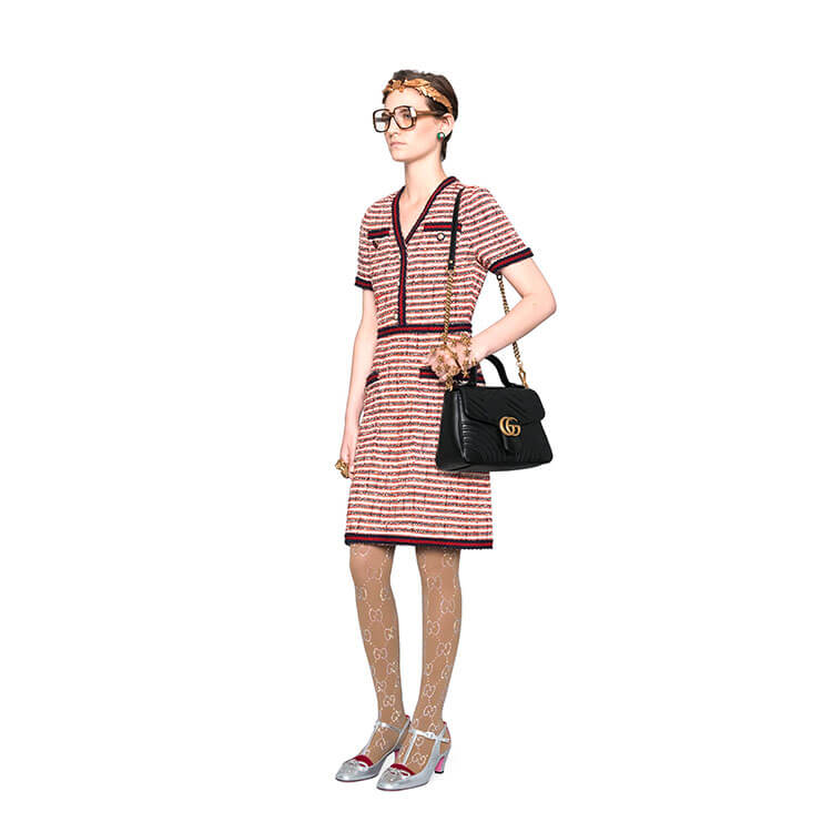 GG Marmont Small Top Handle Bag