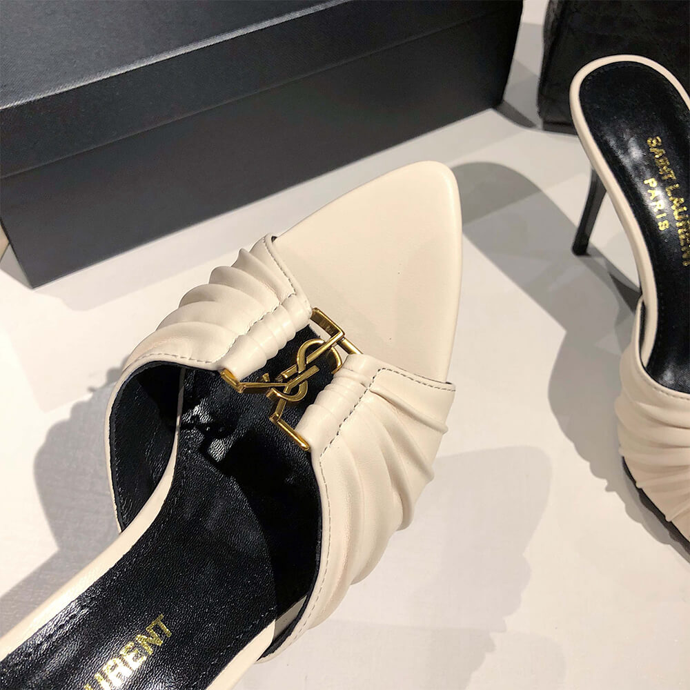 Babylone Mules in Smooth Leather