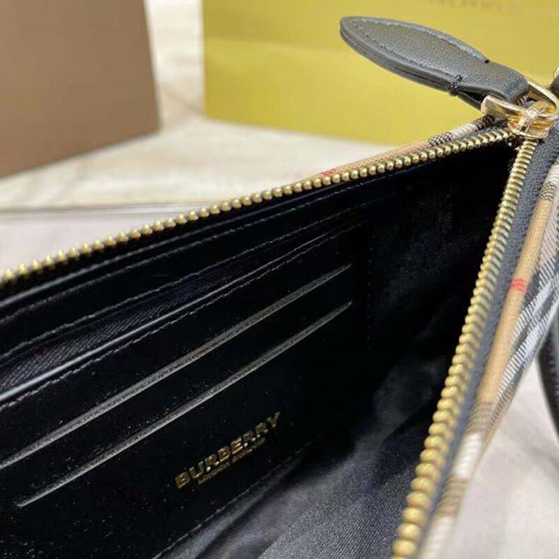 Olympia Pouch Checked Shoulder Bag