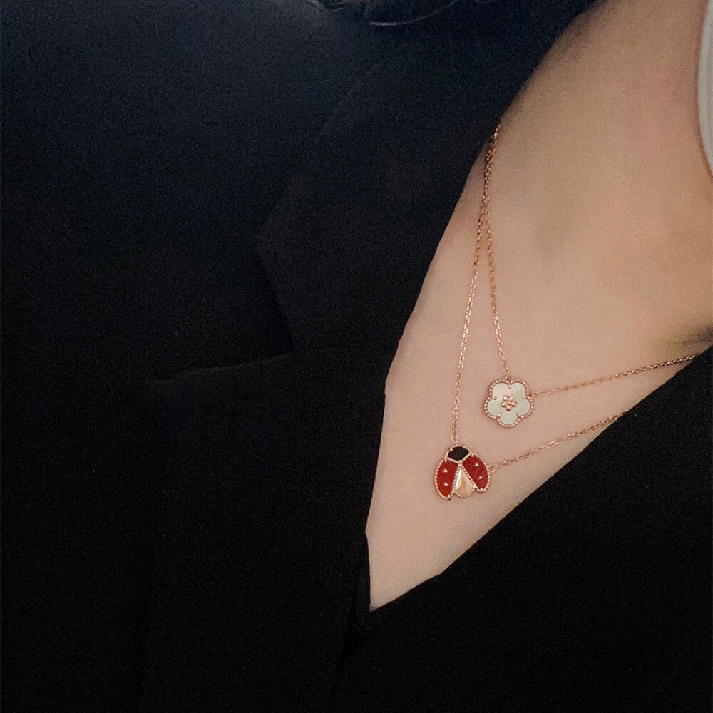 Arpels Lucky Spring Pendant, Plum Blossom
