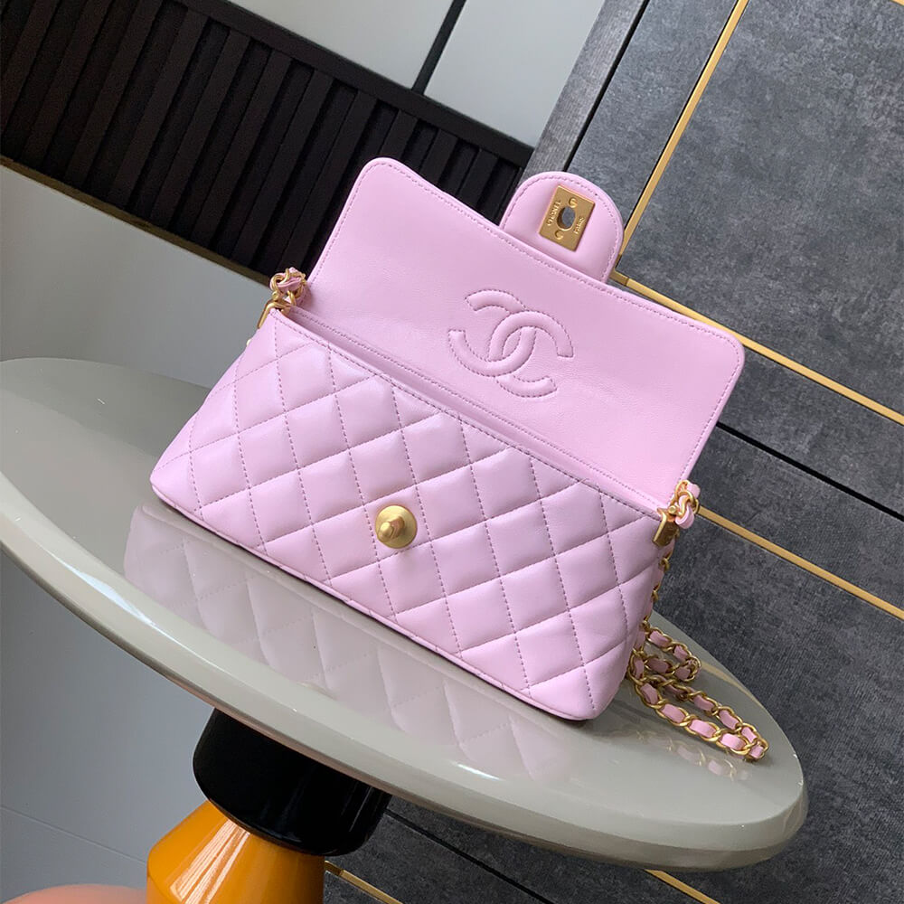 Mini Flap Bag with Top Handle