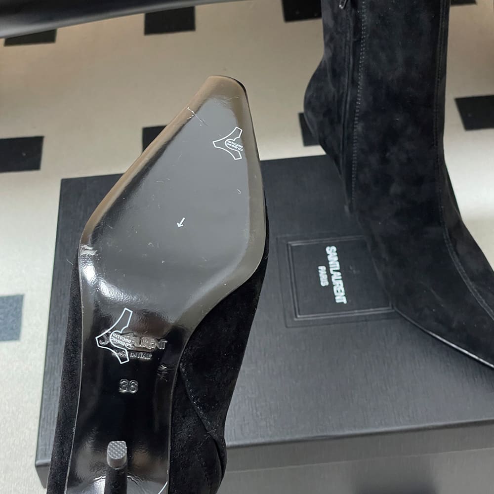 Ashley Booties in Smooth Leather