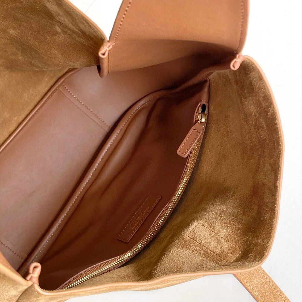 LE 5 À 7 supple SUEDE LARGE