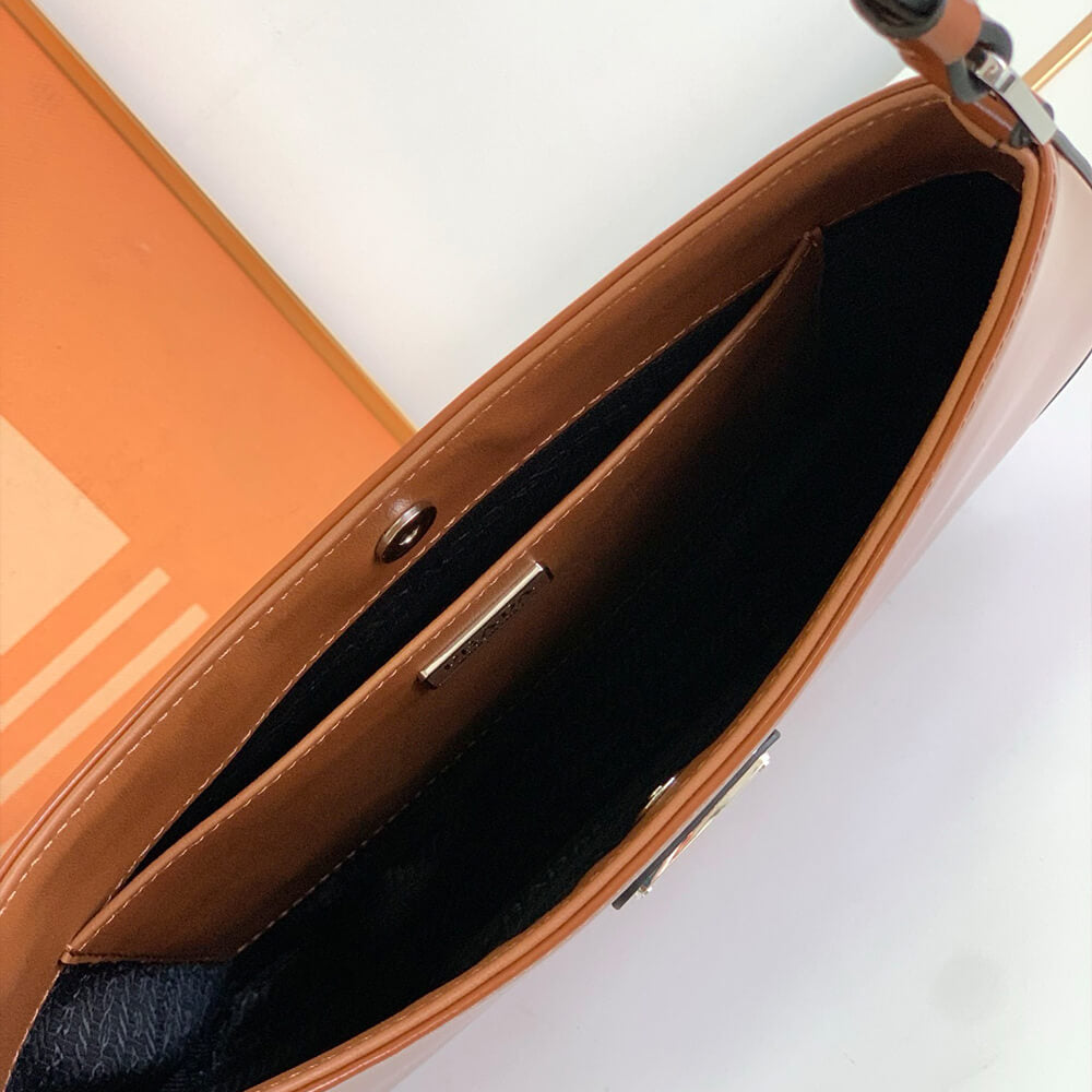 Cleo Brushed Leather Shoulder Bag