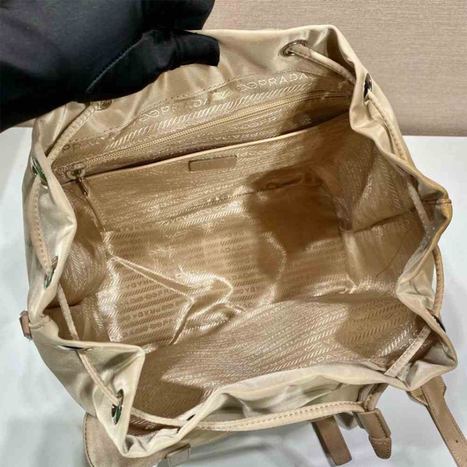 Re-Nylon Medium Backpack with Pouch