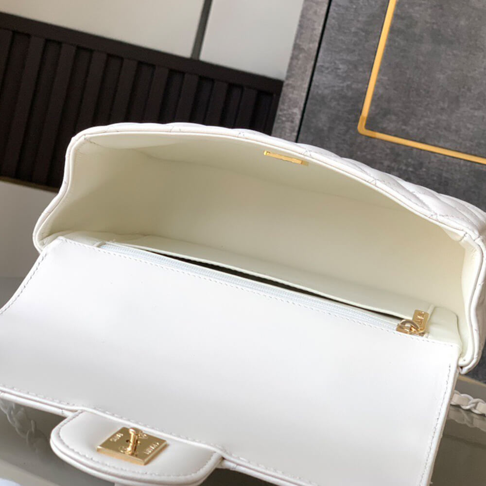 Mini Flap Bag with Top Handle