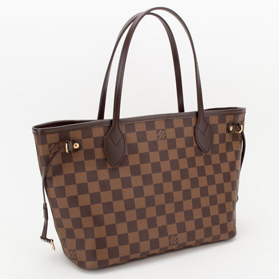 N51109 Neverfull PM Shoulder Bag Damier Ebene Canvas