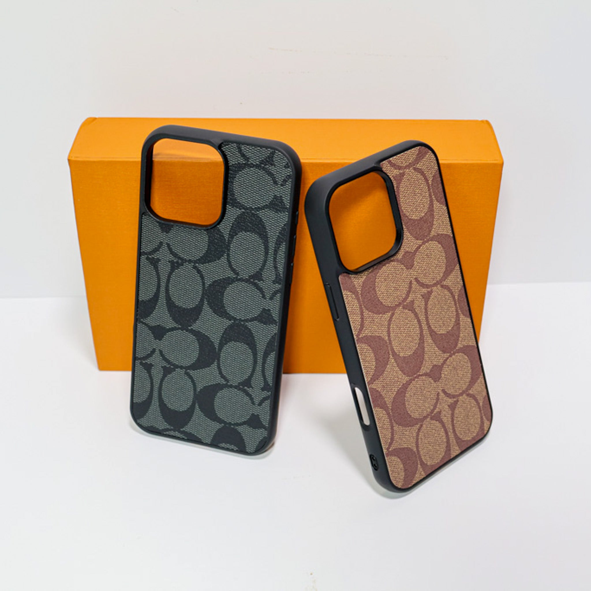 Phone Case Coach Style for iPhone 12 -16 Pro Max Plus