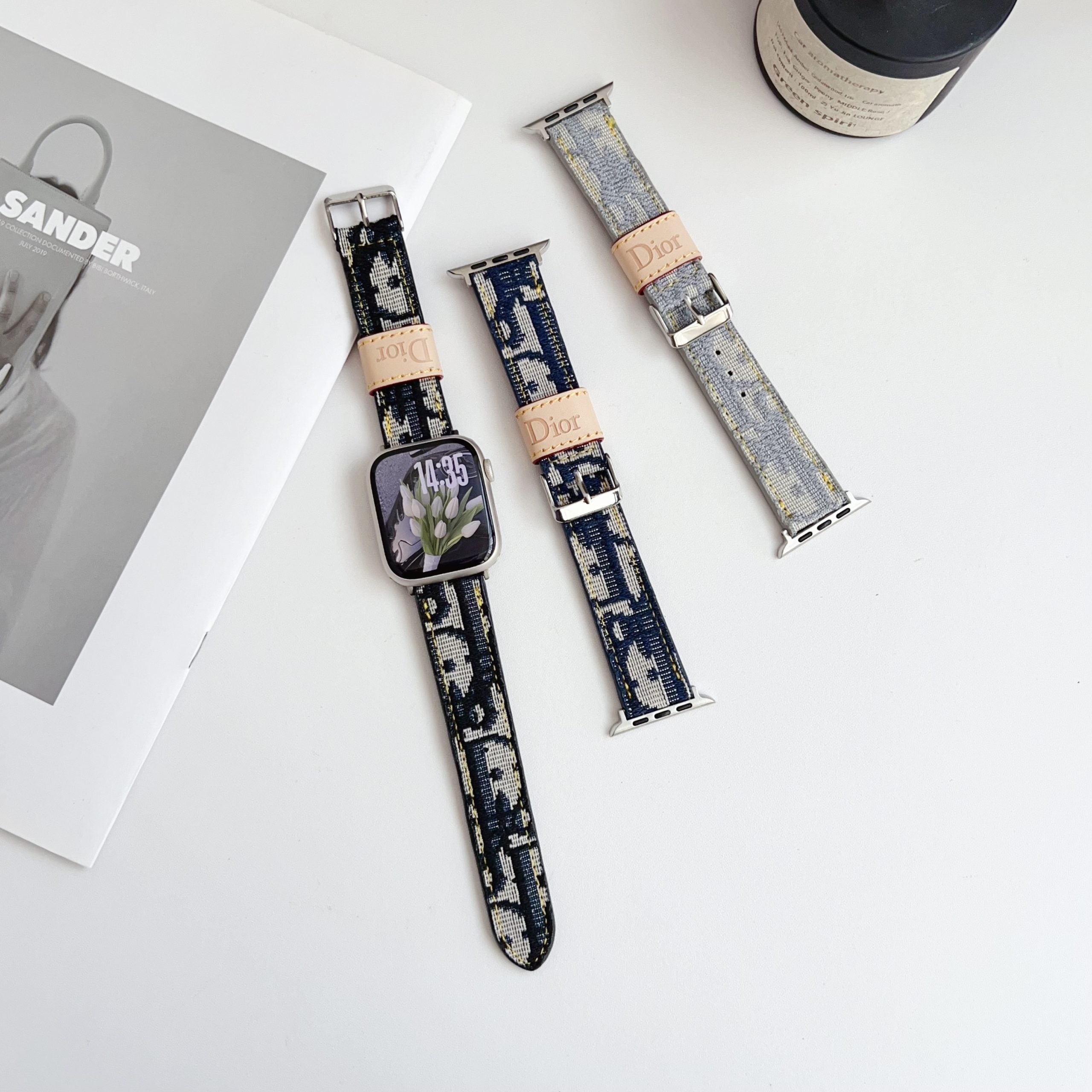 Fabric Dior Apple Watch Band