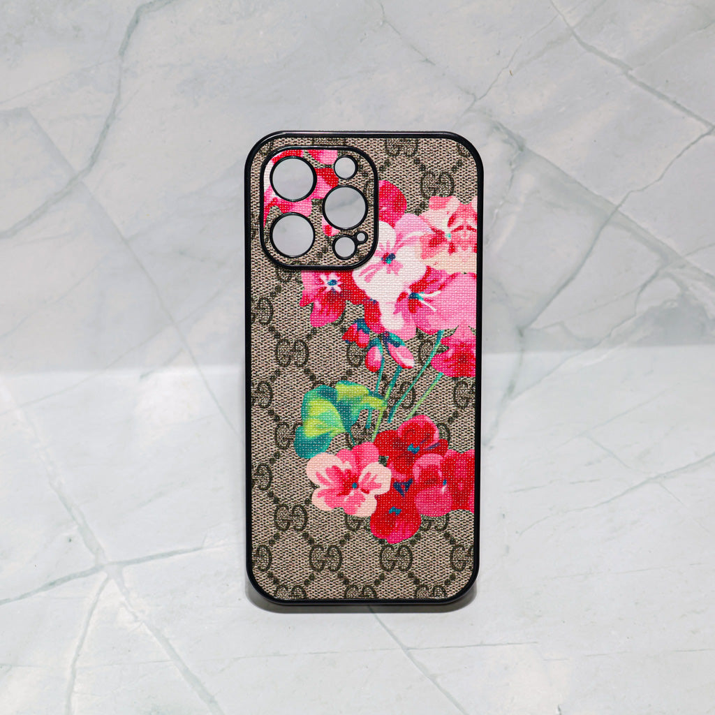 Modische Handyhülle im Bloom-Design für iPhone 11-16 Pro Max Plus Serie 