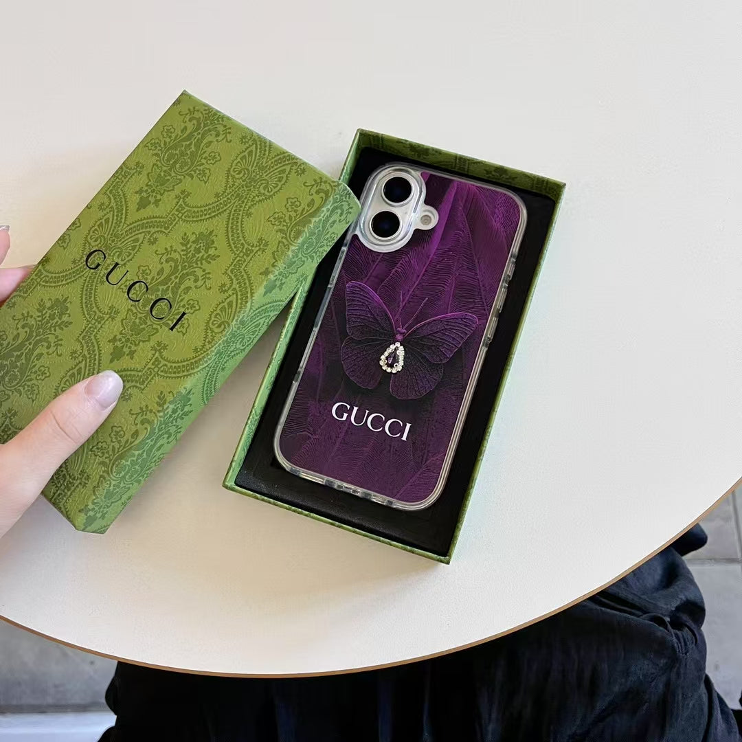 GG Butterfly iPhone-Hülle für die 13-16 Pro Max-Serie 