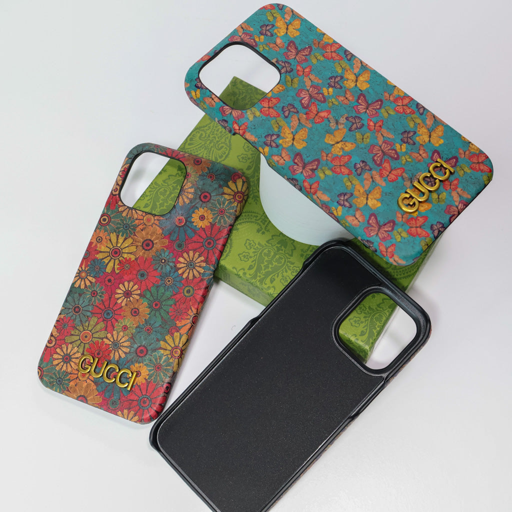 GG Flower Handyhülle für iPhone 13, 14, 15, 16 Pro Max Plus 