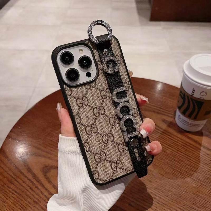 Gucci Handyhülle mit Handschlaufe für iPhone / Samsung 
