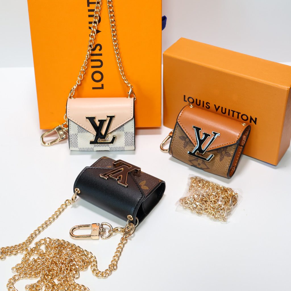 Luxury Airpods Case Cross Chain For 2 3 4 Pro Gen