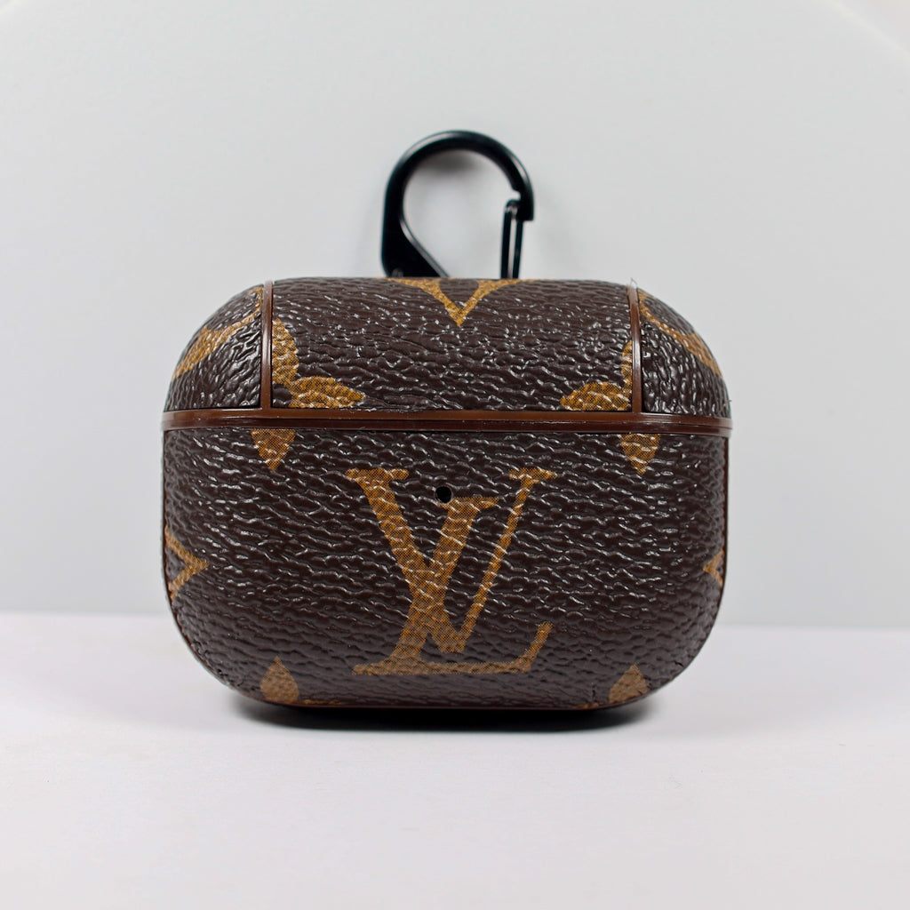 Designer AirPods 2-3-Pro Case Brown LV Monogram