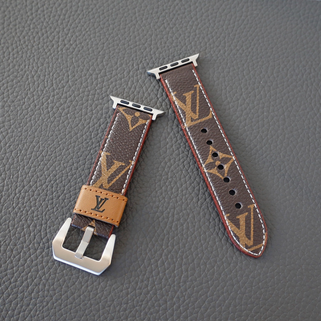 Louis Vuitton Apple Watch Band Brown Monogram