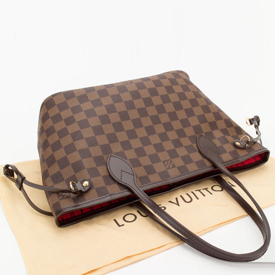 N51109 Neverfull PM Shoulder Bag Damier Ebene Canvas