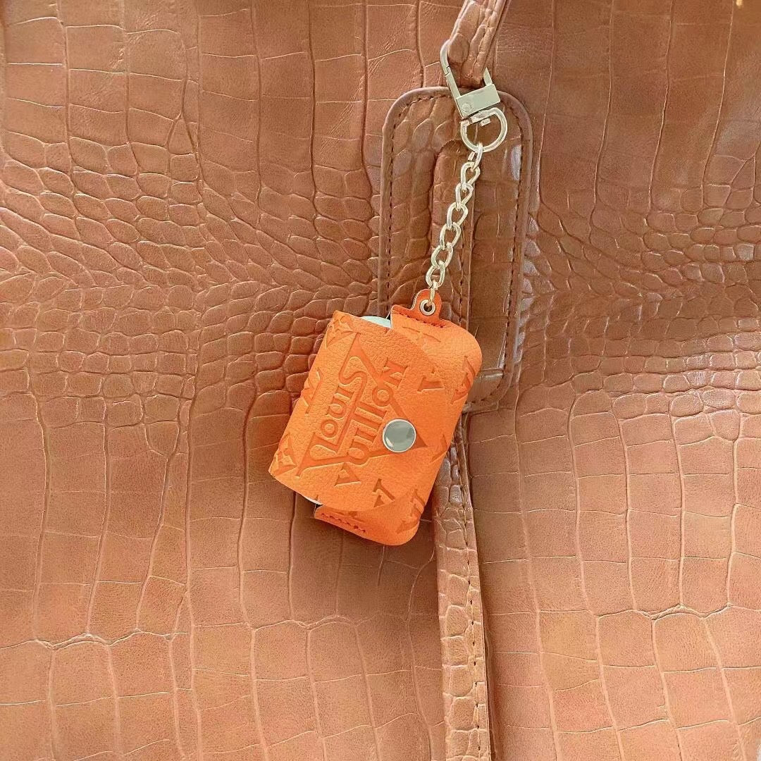 LV Leather AirPods Case Vintage Style for 2-3- Pro Generation