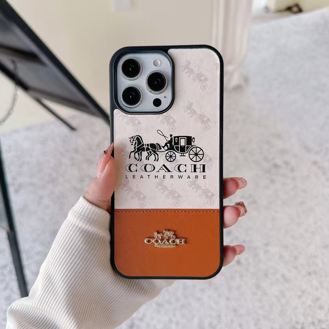 iPhone Case Coach Style for iPhone 12 13 14 15 16 Pro Max Plus