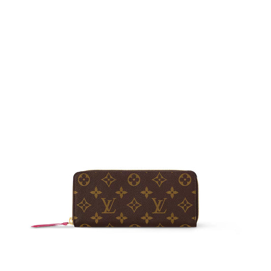 Monogram M60742 Clémence Wallet Fuchsia