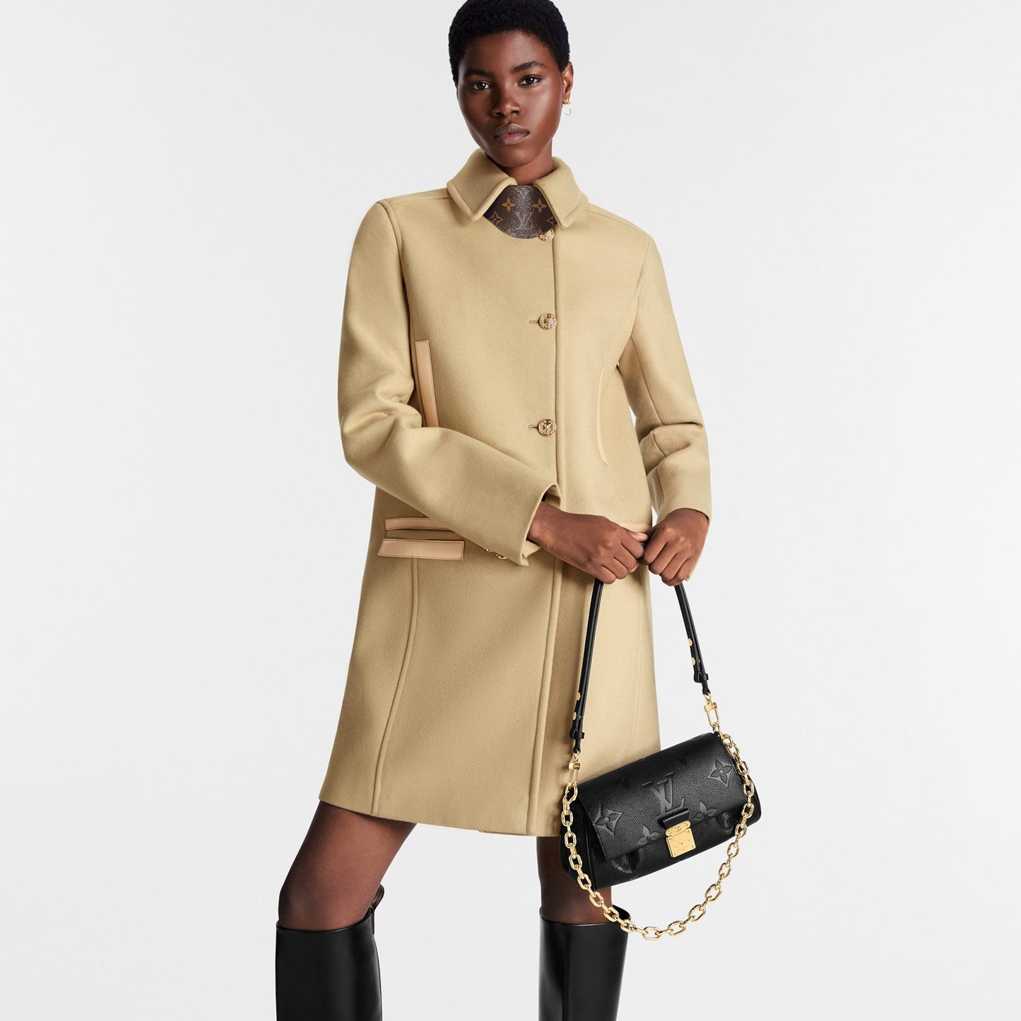 M45813 Favorite Monogram Empreinte Leather Black