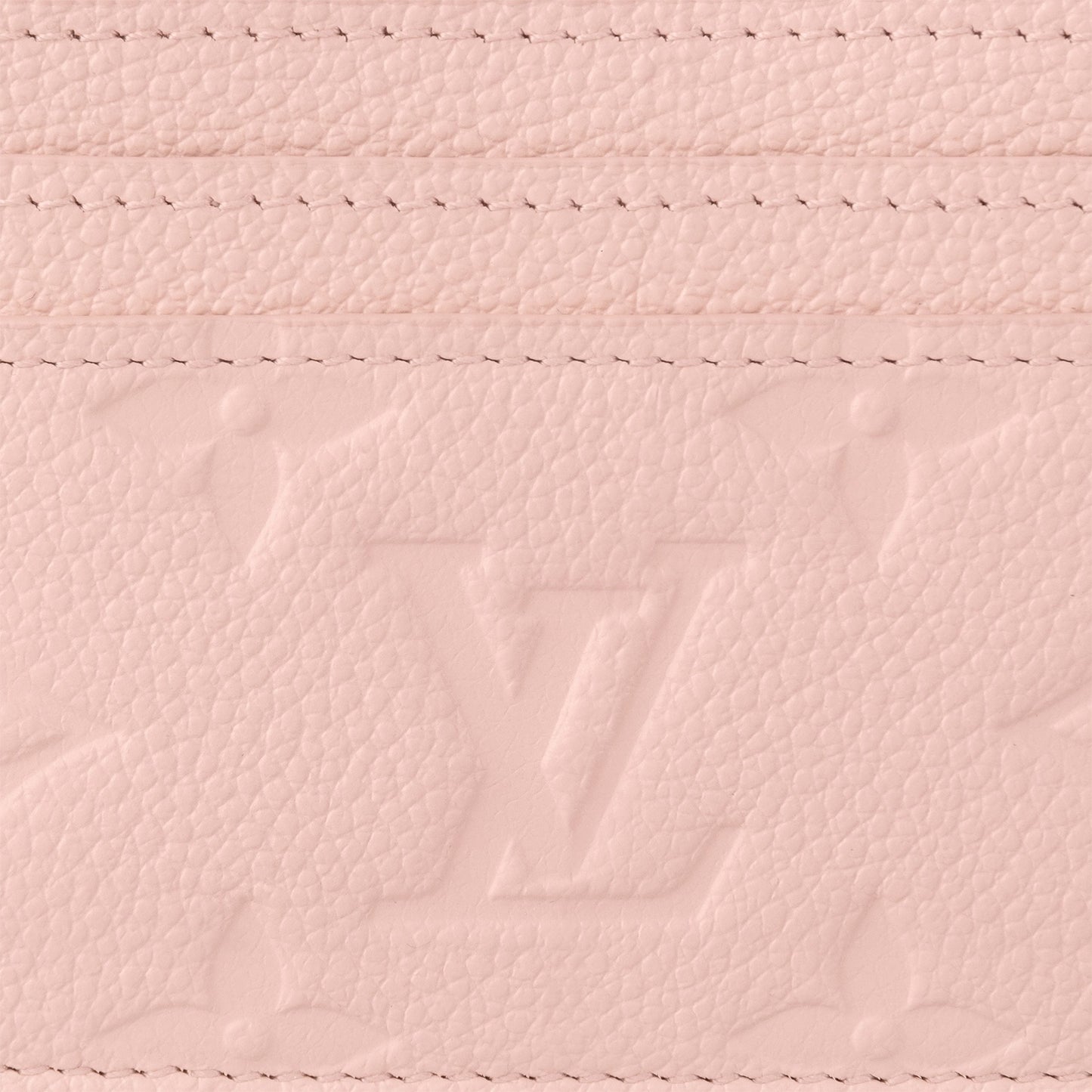 M83562 LV Charms Card Holder Opale Pink