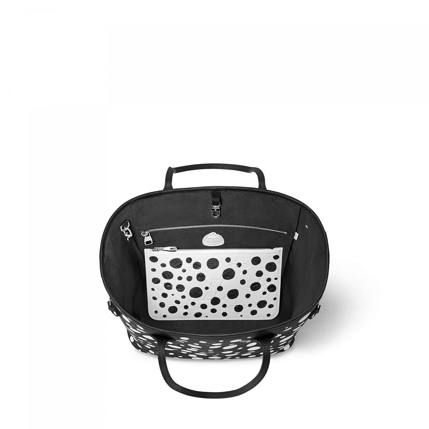 x YK Neverfull MM M46390 Black white